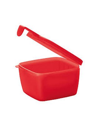 Tupperware Conserva Metade Quadrado 600ml - Pitanga