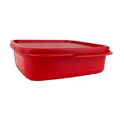 Tupperware Basic Line Com Divisão 550ml - Carmin
