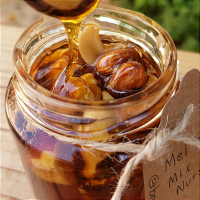Mel com MIX DE NUTS -250g