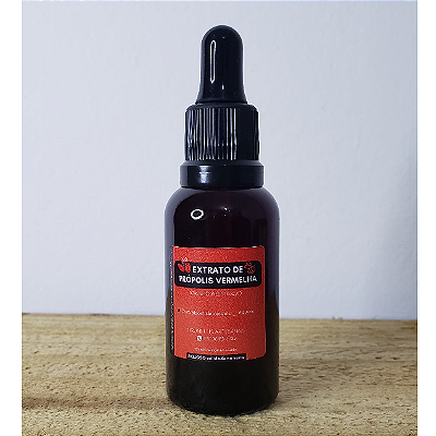 Própolis VERMELHO - Extrato de Própolis - 30 ml