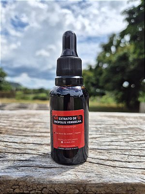 Própolis VERMELHO - Extrato de Própolis - 30 ml