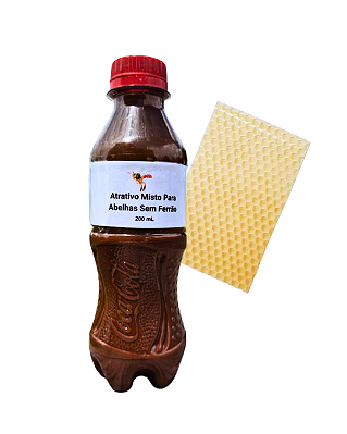Loção Atrativa 200ml+CERA para captura de abelhas sem ferrão e enxames - Feromônio de abelhas
