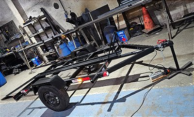 Carreta para Moto A1M - Capacidade de 500kg - Pneus Aro 13