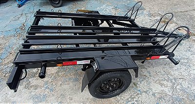 Carreta para Transporte de Motos - Capacidade de 500kg