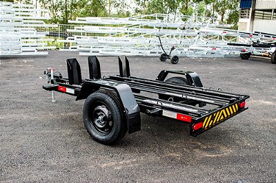 Carreta para 2 a 3 Motos - Capacidade de 500kg - Aro 13