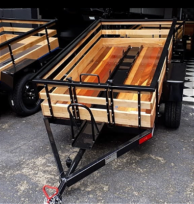 Carreta Fazendinha A201CM 2x1,10 - Cabeça de Trilho e Rampa 2m