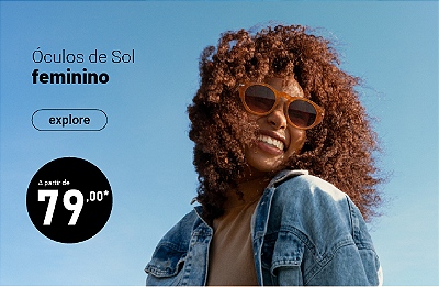 Óculos de sol feminino mini banner
