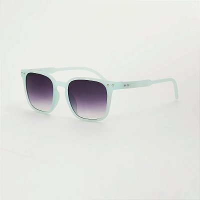 ÓCULOS DE SOL TRITON EYEWEAR QUADRADO ACETATO VERDE MENTA