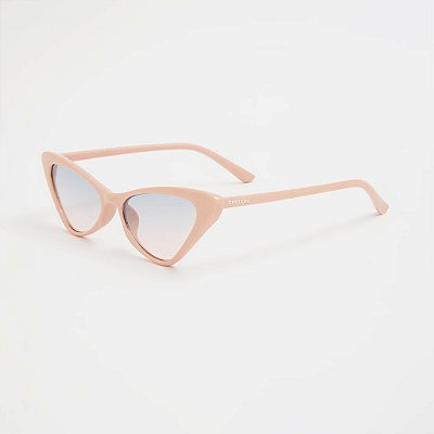 ÓCULOS DE SOL TRITON EYEWEAR RETRÔ ACETATO NUDE