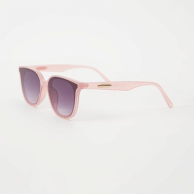 ÓCULOS DE SOL TRITON EYEWEAR QUADRADO ACETATO ROSA