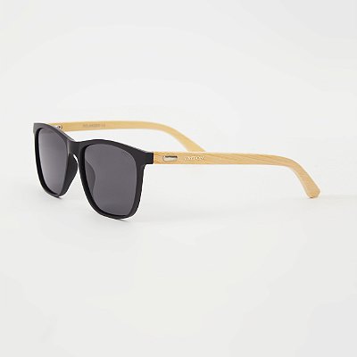 ÓCULOS DE SOL TRITON EYEWEAR POLARIZADO QUADRADO ACETATO PRETO