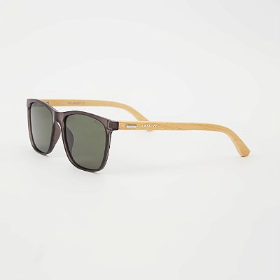 ÓCULOS DE SOL TRITON EYEWEAR POLARIZADO QUADRADO ACETATO CINZA