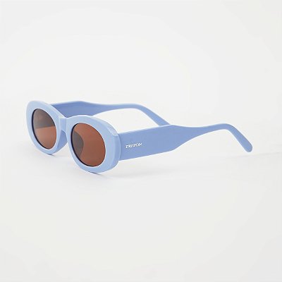 ÓCULOS DE SOL TRITON EYEWEAR RETRÔ ACETATO AZUL