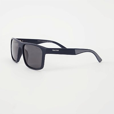 ÓCULOS DE SOL TRITON EYEWEAR POLARIZADO QUADRADO ACETATO AZUL