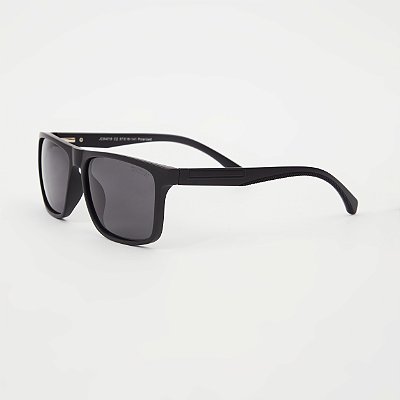 ÓCULOS DE SOL TRITON EYEWEAR POLARIZADO QUADRADO ACETATO PRETO