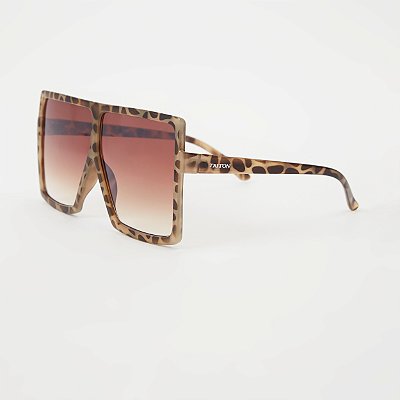 ÓCULOS DE SOL TRITON EYEWEAR MÁSCARA ACETATO TARTARUGA