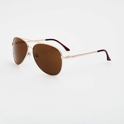 ÓCULOS DE SOL TRITON EYEWEAR AVIADOR METAL DOURADO
