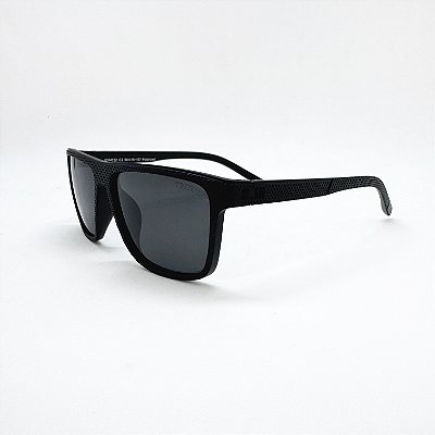 ÓCULOS DE SOL TRITON EYEWEAR POLARIZADO QUADRADO ACETATO PRETO