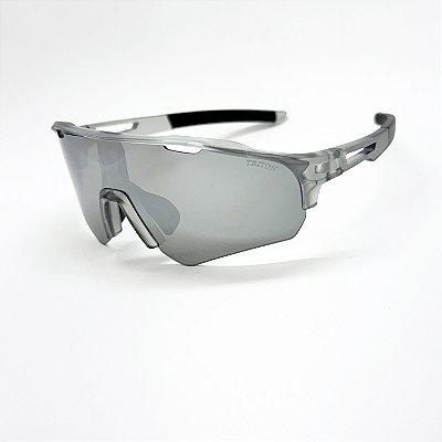 ÓCULOS DE SOL TRITON EYEWEAR ESPORTIVO ACETATO CINZA