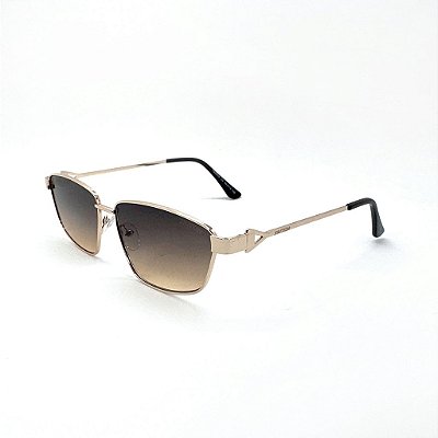 ÓCULOS DE SOL TRITON EYEWEAR QUADRADO METAL DOURADO