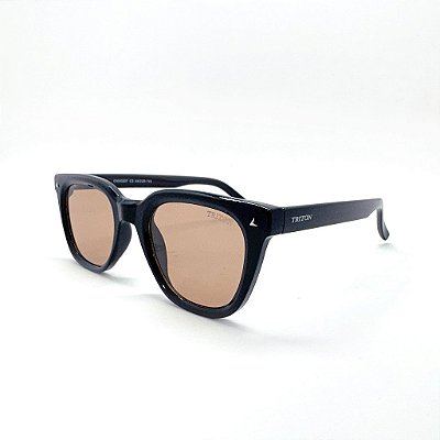 ÓCULOS DE SOL TRITON EYEWEAR QUADRADO ACETATO AZUL ESCURO