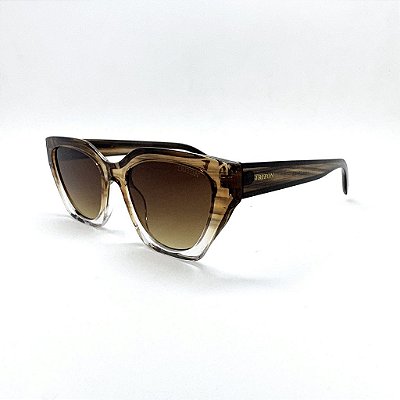 ÓCULOS DE SOL TRITON EYEWEAR GATINHO ACETATO MARROM