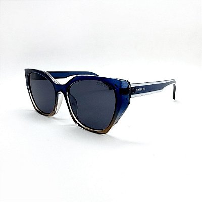 ÓCULOS DE SOL TRITON EYEWEAR GATINHO ACETATO AZUL