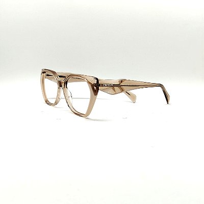 ÓCULOS DE GRAU TRITON EYEWEAR GATINHO ACETATO BEGE