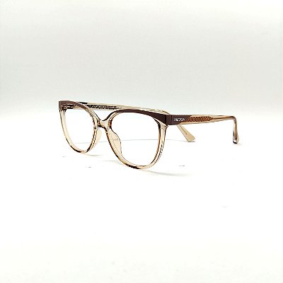 ÓCULOS DE GRAU TRITON EYEWEAR GATINHO ACETATO BEGE
