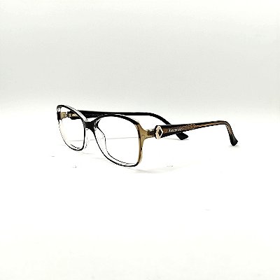 ÓCULOS DE GRAU TRITON EYEWEAR QUADRADO ACETATO PRETO