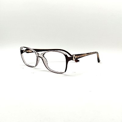 ÓCULOS DE GRAU TRITON EYEWEAR QUADRADO ACETATO CINZA