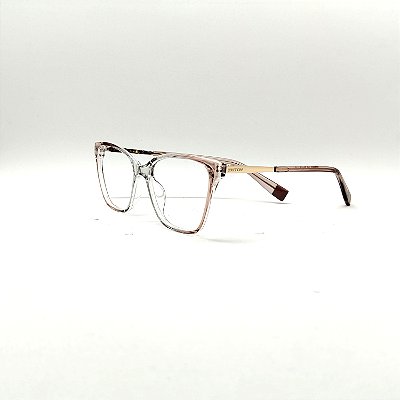 ÓCULOS DE GRAU TRITON EYEWEAR QUADRADO ACETATO ROSA