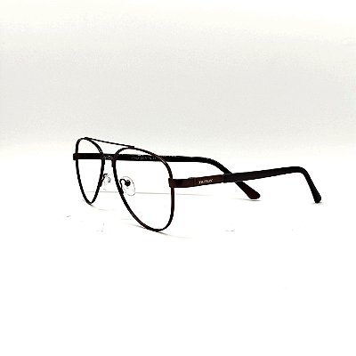 ÓCULOS DE GRAU TRITON EYEWEAR AVIADOR METAL COBRE