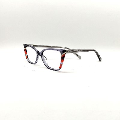ÓCULOS DE GRAU TRITON EYEWEAR GATINHO ACETATO CINZA