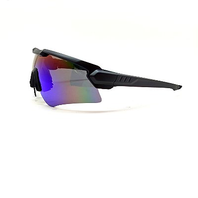 ÓCULOS DE SOL TRITON EYEWEAR ESPORTIVO ACETATO PRETO