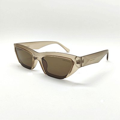 ÓCULOS DE SOL TRITON EYEWEAR RETRÔ ACETATO MARROM