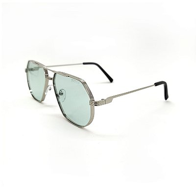 ÓCULOS DE SOL TRITON EYEWEAR AVIADOR METAL PRATA