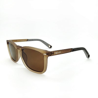ÓCULOS DE SOL TRITON EYEWEAR POLARIZADO QUADRADO ACETATO MARROM