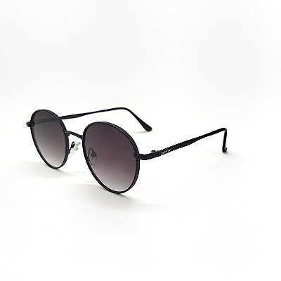 ÓCULOS DE SOL TRITON EYEWEAR REDONDO METAL PRETO
