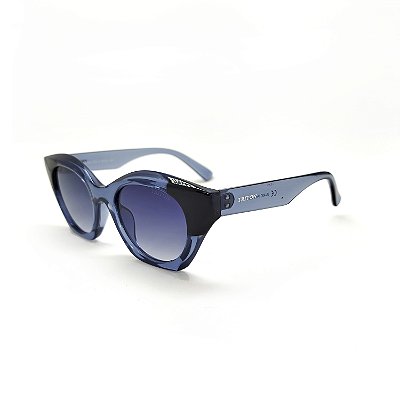 ÓCULOS DE SOL TRITON EYEWEAR GATINHO ACETATO AZUL