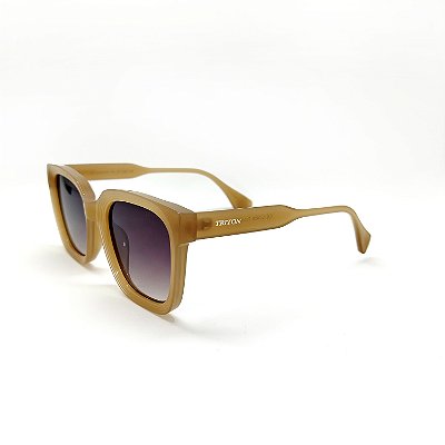 ÓCULOS DE SOL TRITON EYEWEAR QUADRADO ACETATO NUDE