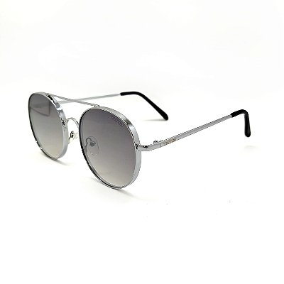 ÓCULOS DE SOL TRITON EYEWEAR REDONDO METAL PRATA