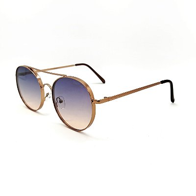 ÓCULOS DE SOL TRITON EYEWEAR REDONDO METAL COBRE
