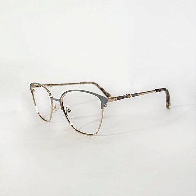 ÓCULOS DE GRAU TRITON EYEWEAR GATINHO METAL DOURADO
