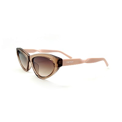 ÓCULOS DE SOL TRITON EYEWEAR GATINHO ACETATO ROSA