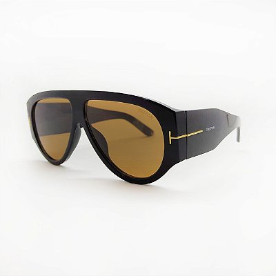 ÓCULOS DE SOL TRITON EYEWEAR AVIADOR ACETATO PRETO