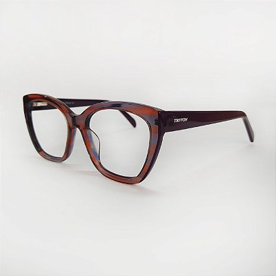 ÓCULOS DE GRAU TRITON EYEWEAR GATINHO ACETATO