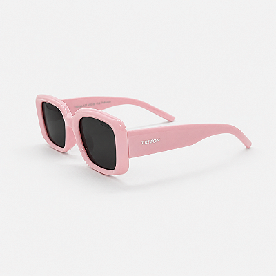ÓCULOS DE SOL TRITON EYEWEAR INFANTIL RETANGULAR ACETATO ROSA