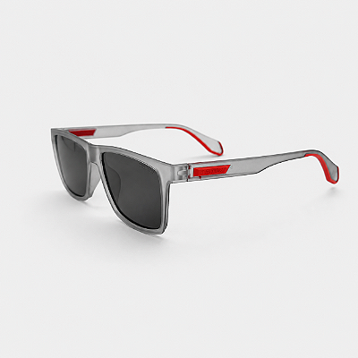ÓCULOS DE SOL TRITON EYEWEAR POLARIZADO QUADRADO ACETATO CINZA
