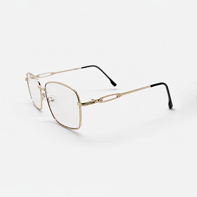 ARMAÇÃO DE GRAU TRITON EYEWEAR QUADRADO METAL DOURADO